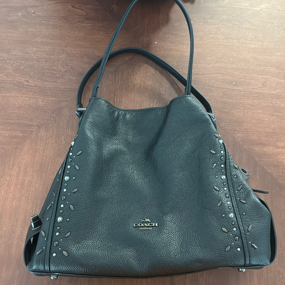 Coach Black Leather Purse
